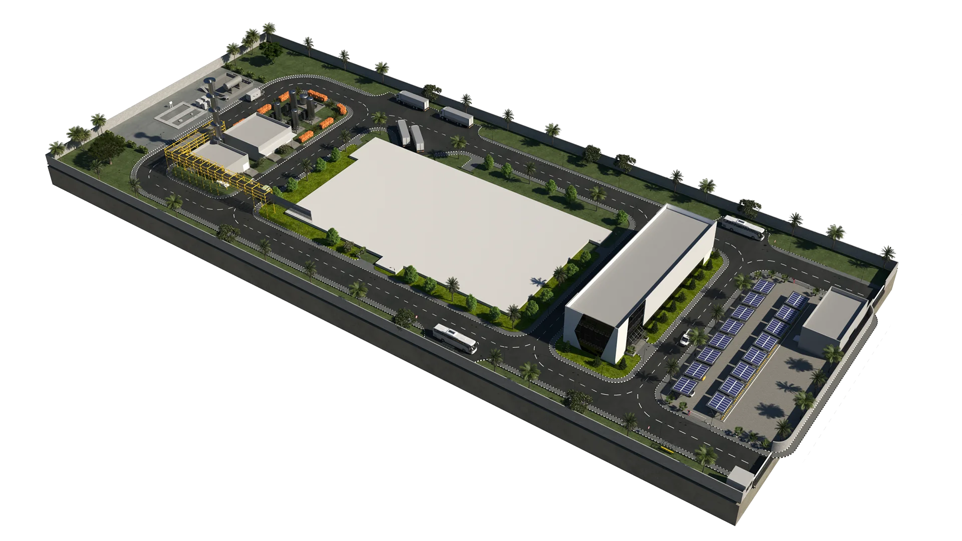 Pharma Access image showcasing a lush garden, symbolizing sustainability and wellness in healthcare environments.