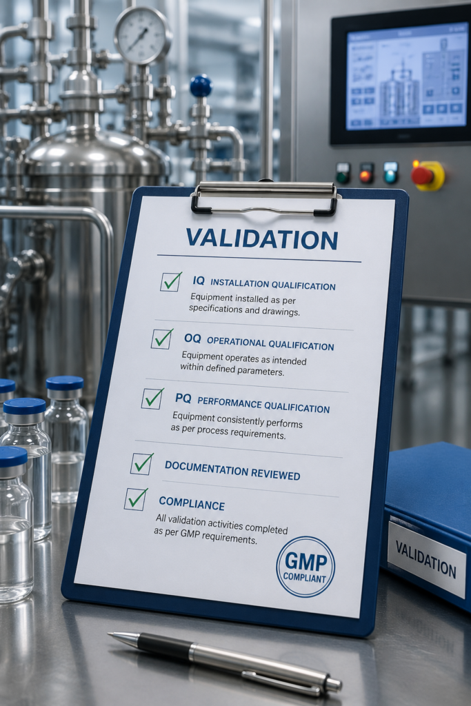 Commissioning, Qualification, and Validation (CQV)