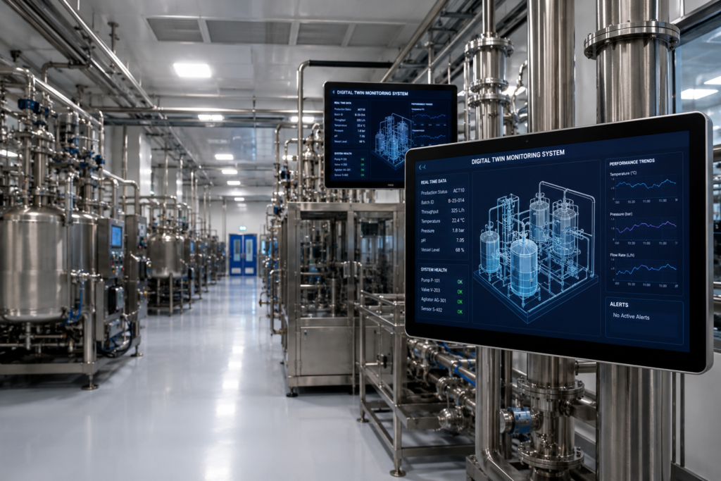 Digital Twins for Real-Time Manufacturing Monitoring