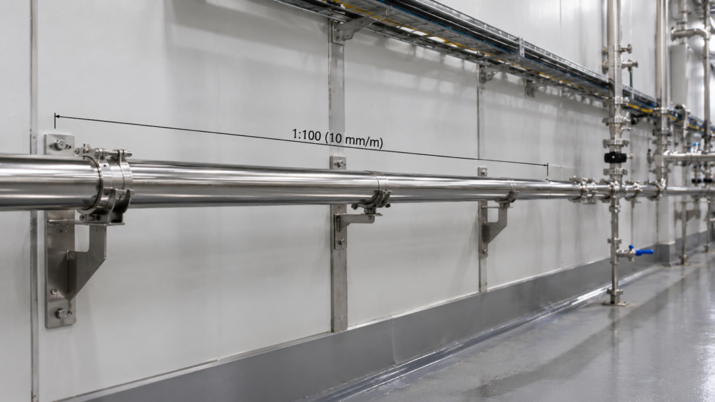 What Slope Do Pharma Water Systems Actually Need?