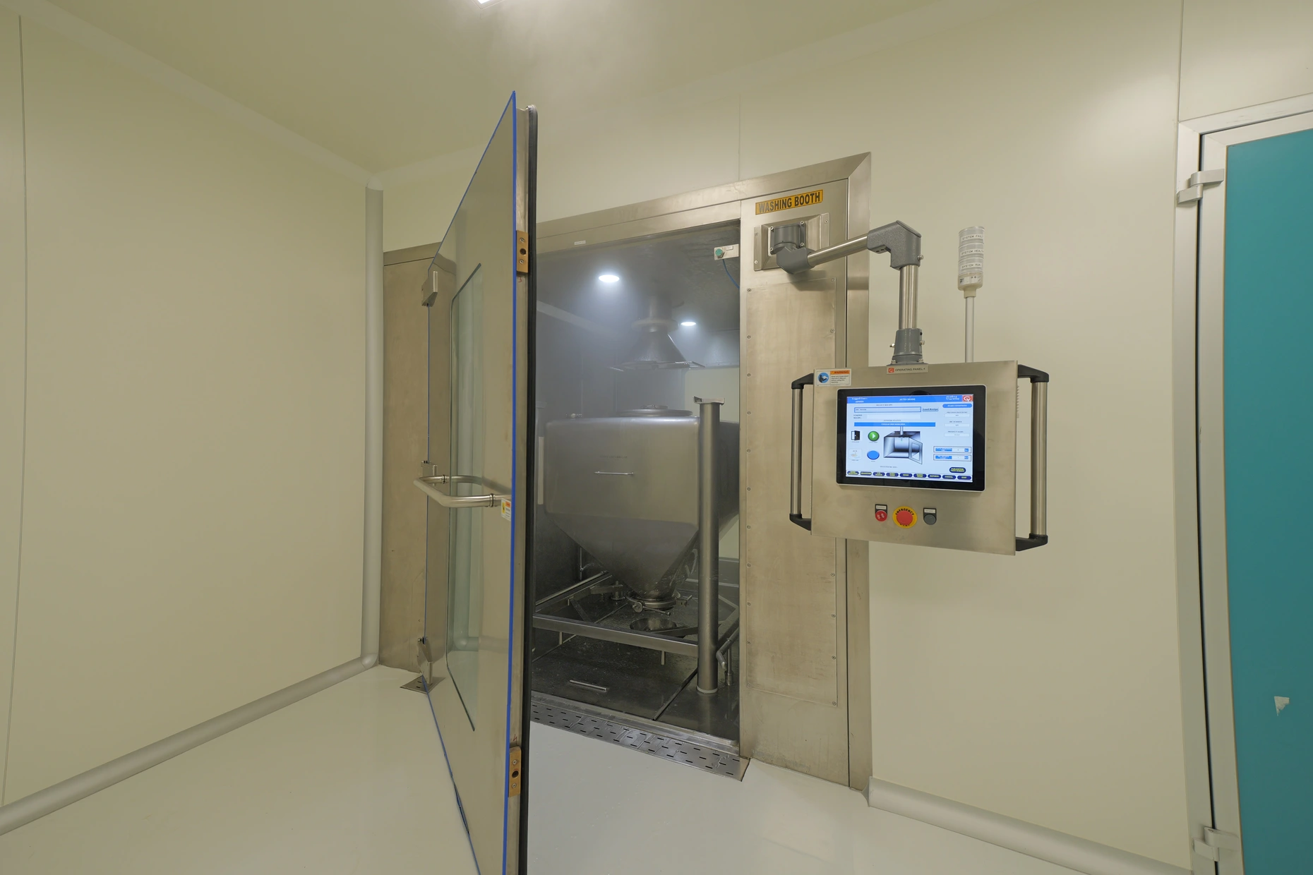 Capacity expansion works carried out alongside a live pharmaceutical production facility