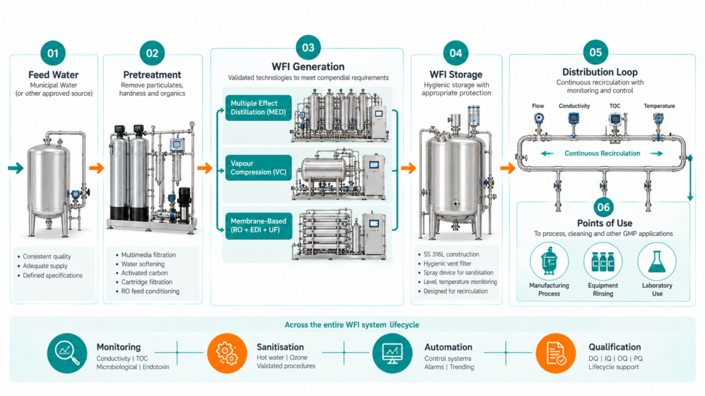 WFI Generation Is Only One Part of Pharmaceutical Water System Design