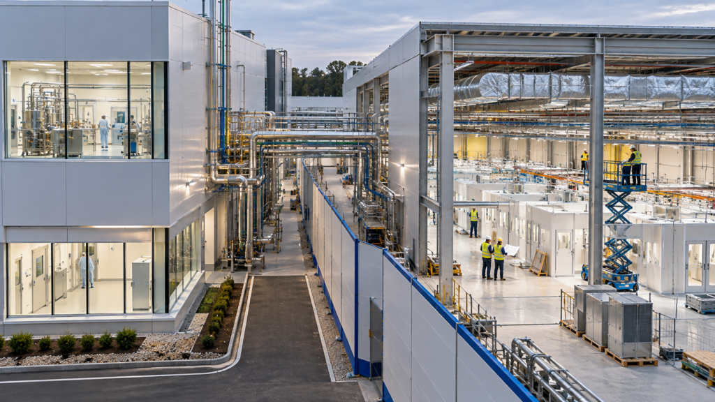 Phased Expansion Without Stopping Production